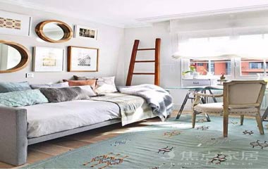 不貼墻紙，再精心裝修的房間看起來也像是簡裝