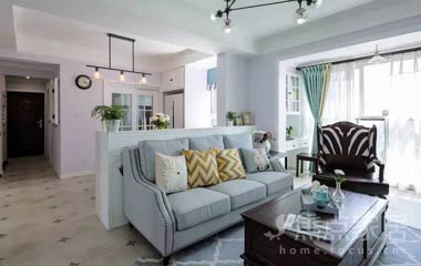 120㎡美式風(fēng)，妹子花21萬(wàn)把家裝成了美劇的樣子