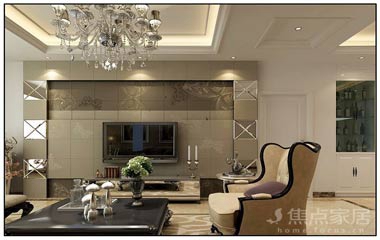 歐式電視背景墻裝修效果圖