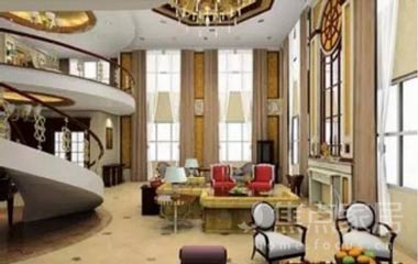 大客廳兼書房效果圖設(shè)計