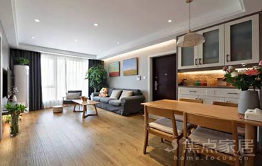 簡約風格3居室，巧用上墻收納，空間大的不像89㎡~