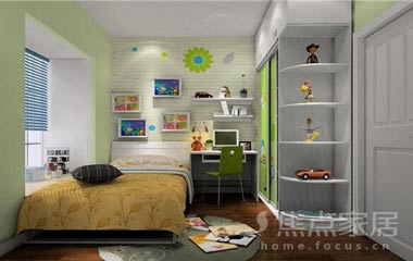 兒童房書桌組合效果圖欣賞!