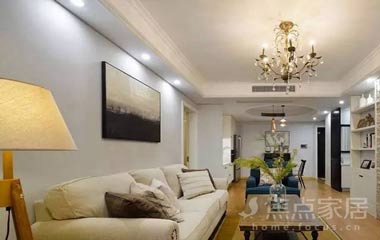 110㎡美式簡約風，素雅靜謐的氣質美家