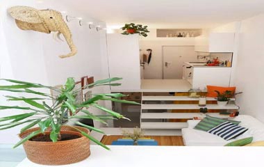 21㎡超小戶型大膽設計！