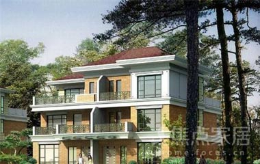 獨棟別墅設計圖欣賞 齊聚自然風范的園地