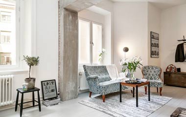 瑞典66平米鄉村風公寓