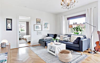 瑞典最新室內設計作品 66平米簡約兩居室