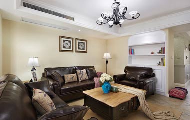 135方美式混搭風三室兩廳臨平毓秀家園