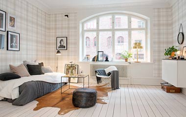 米格紋精品風(fēng)一居室公寓 簡潔舒適