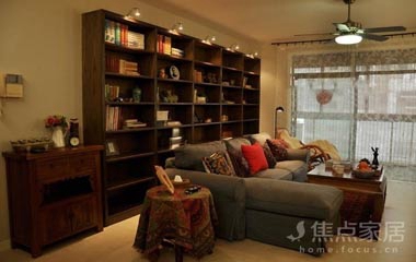 古韻風(fēng)味89平米中式風(fēng)格二居室