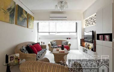 藤藝+壁紙 10萬裝89平簡約日式屋