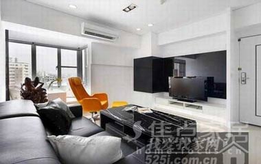 75平黑白優雅 演繹現代簡約風格家