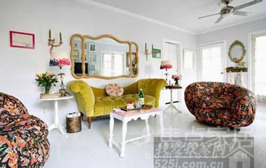 濃重色彩演繹的西式個性美家