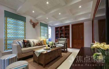 132㎡復式樓裝修設計，書房絕對是全屋亮點！