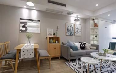 55㎡的小戶型竟然一點(diǎn)也不擠