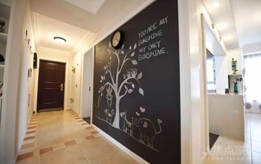 家里裝一面黑板墻，實用又漂亮！