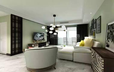 沉穩大氣充滿意境——110㎡現代簡約