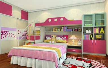 雙人兒童房裝修的布置