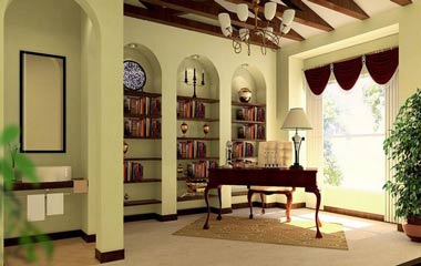 注重家庭書房裝修 展現你的別致