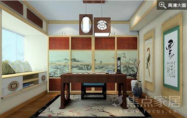 現(xiàn)代簡約書房裝修