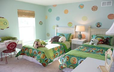 17款雙胞胎兒童房