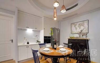 110㎡美式簡約風，素雅靜謐的氣質