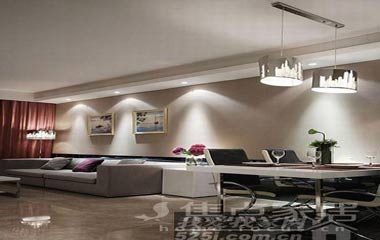 簡(jiǎn)約兩居 100平唱響黑白