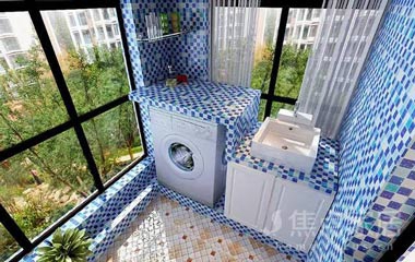 放洗衣機效果圖,實用與格調也可以兼得!