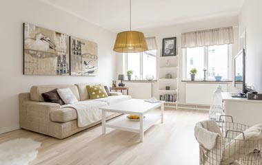 現(xiàn)代簡約兩居室公寓 小戶型大變身