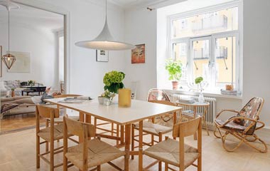 簡(jiǎn)歐風(fēng)格一居室 燈光美氣氛佳