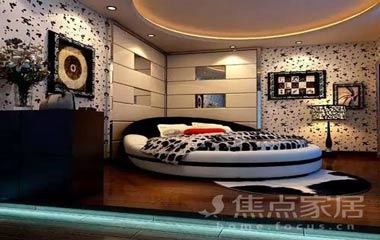 圓床設計，感覺萌萌噠~~好喜歡！