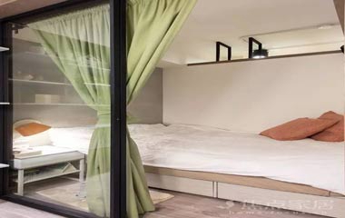 單身公寓改造，多出了幾個(gè)功能區(qū)，超實(shí)用！