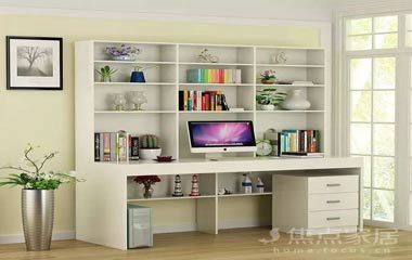 不夠大,電腦桌or書柜?別糾結了,有這貨電腦桌書柜全齊