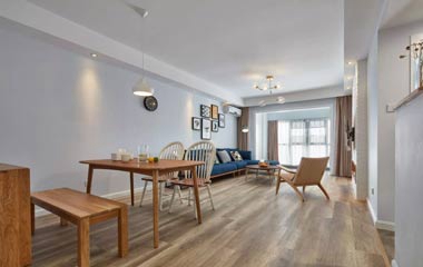 89m2素簡(jiǎn)北歐風(fēng),巧用隔斷,主臥多出一個(gè)衣帽間