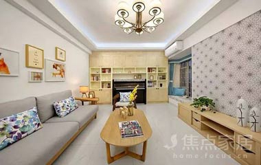 室內(nèi)裝修|85平時(shí)尚簡約小三居， 我敢說幾十年的