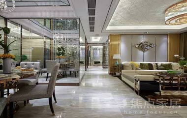 案例 | 140㎡后現代,巧用鏡面裝飾,放大狹窄